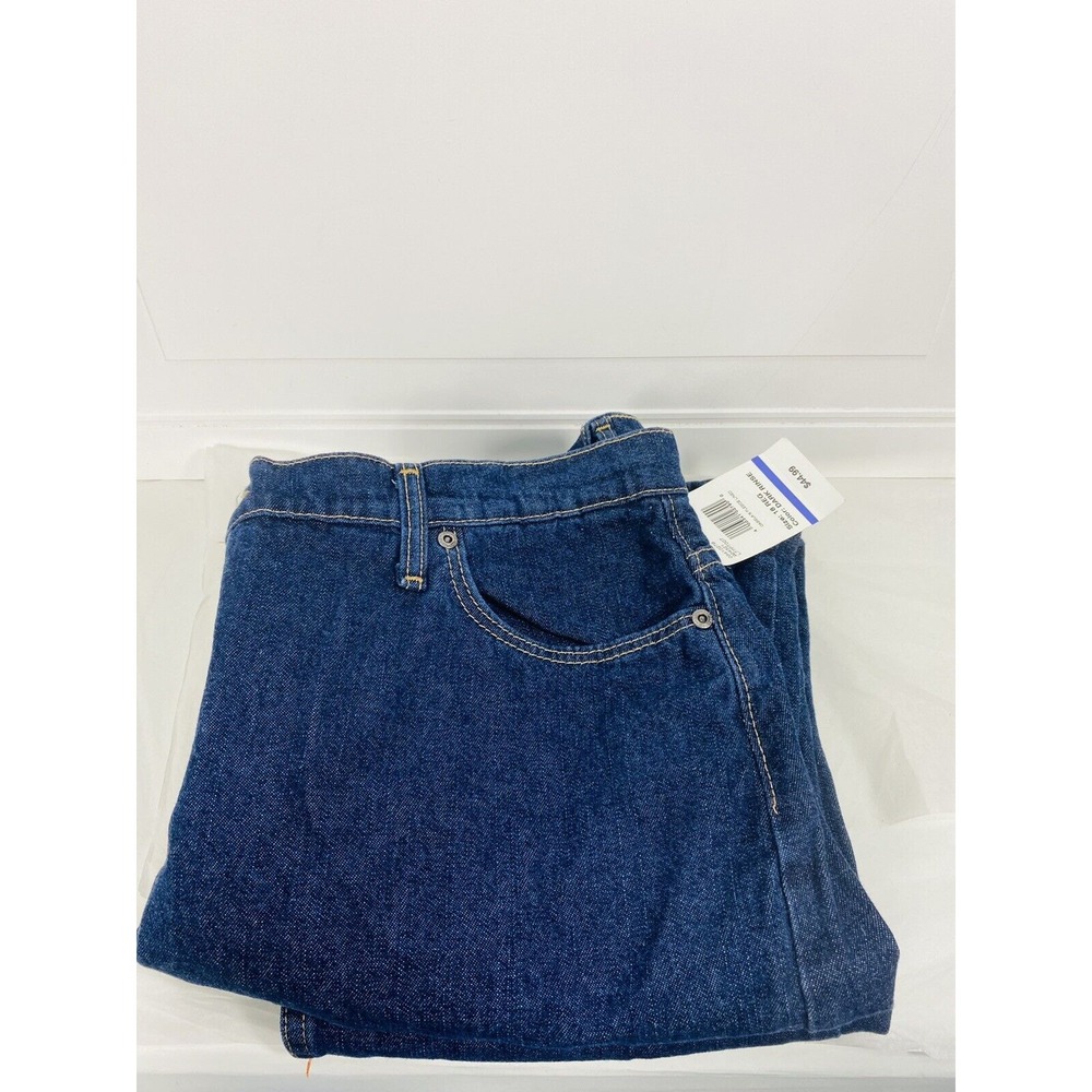 Cabela's Women's Size 18 Reg Fleece Lined Straight‎ Leg Blue Jeans NWT